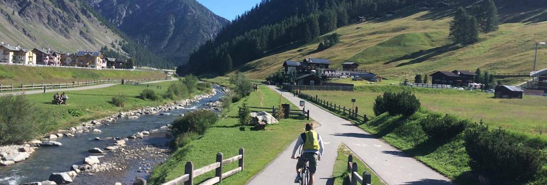 Ciclabile-Pedonale a Livigno.: Immagine