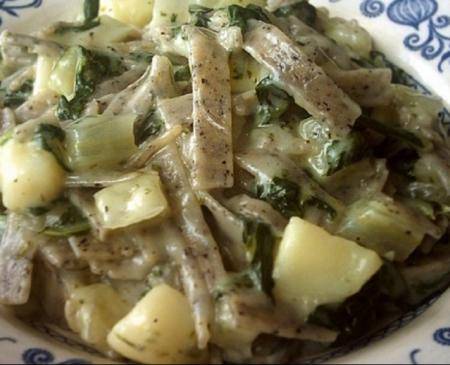 Pizzoccheri, cucina Valtellinese.: Immagine