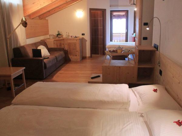 Dettaglio di una family room a Livigno