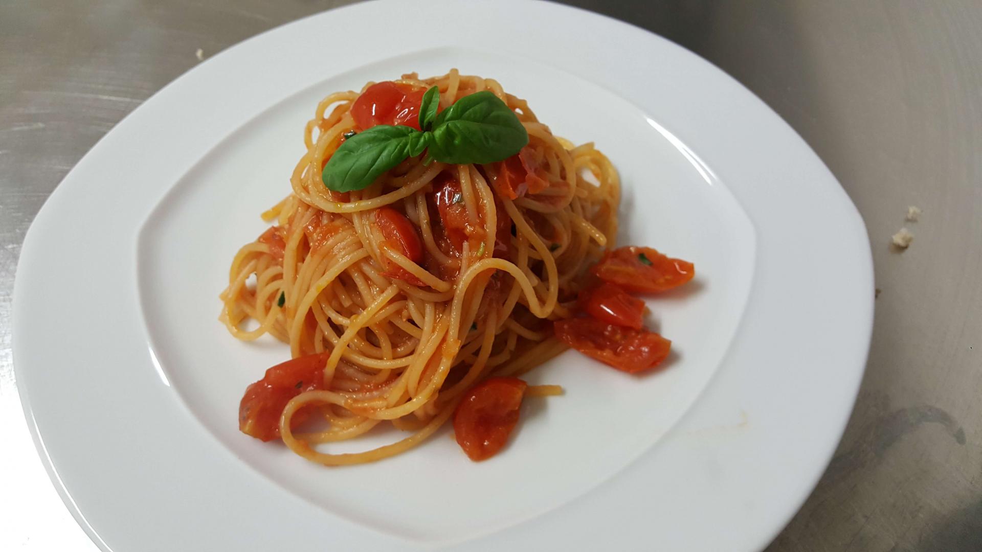 Pasta dish from restaurant - hotel del Bosco