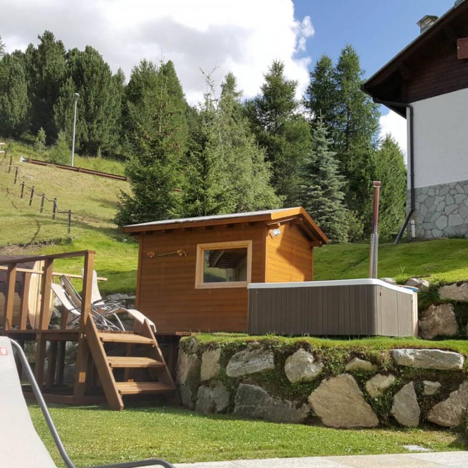 Finnish sauna outdoor