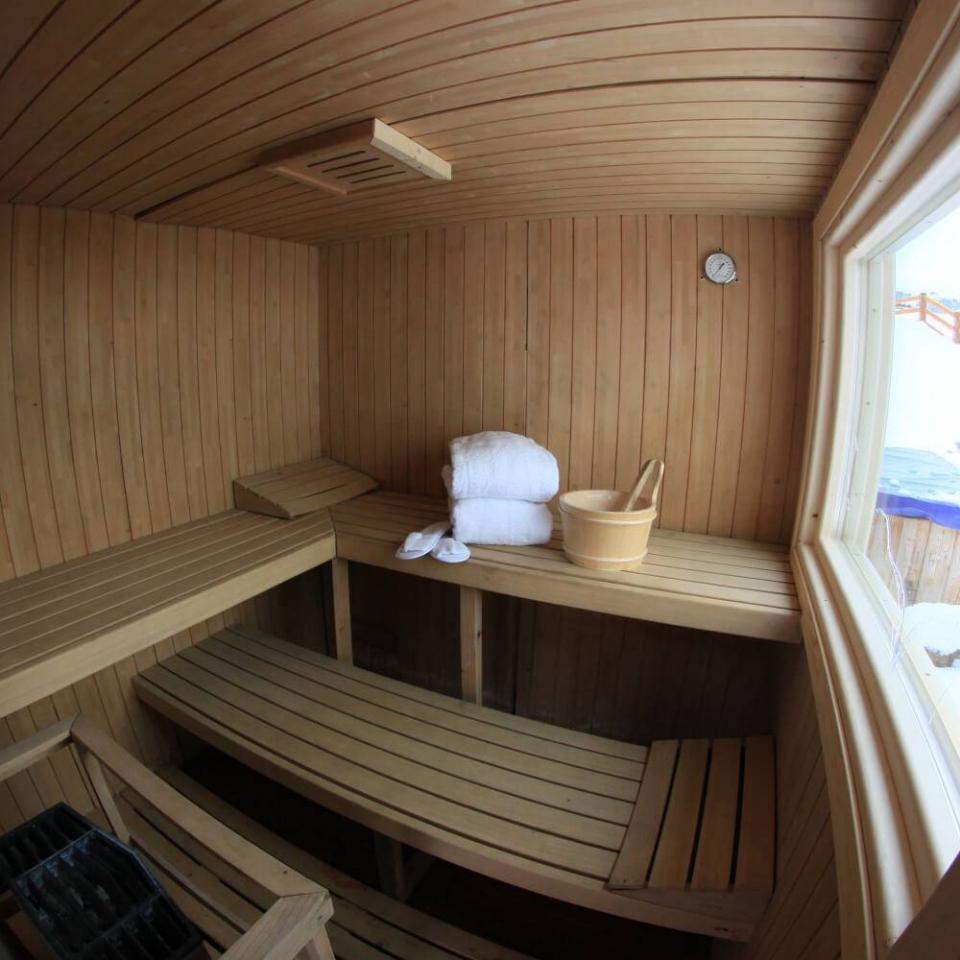 Prospettiva della sauna finlandese a Livigno