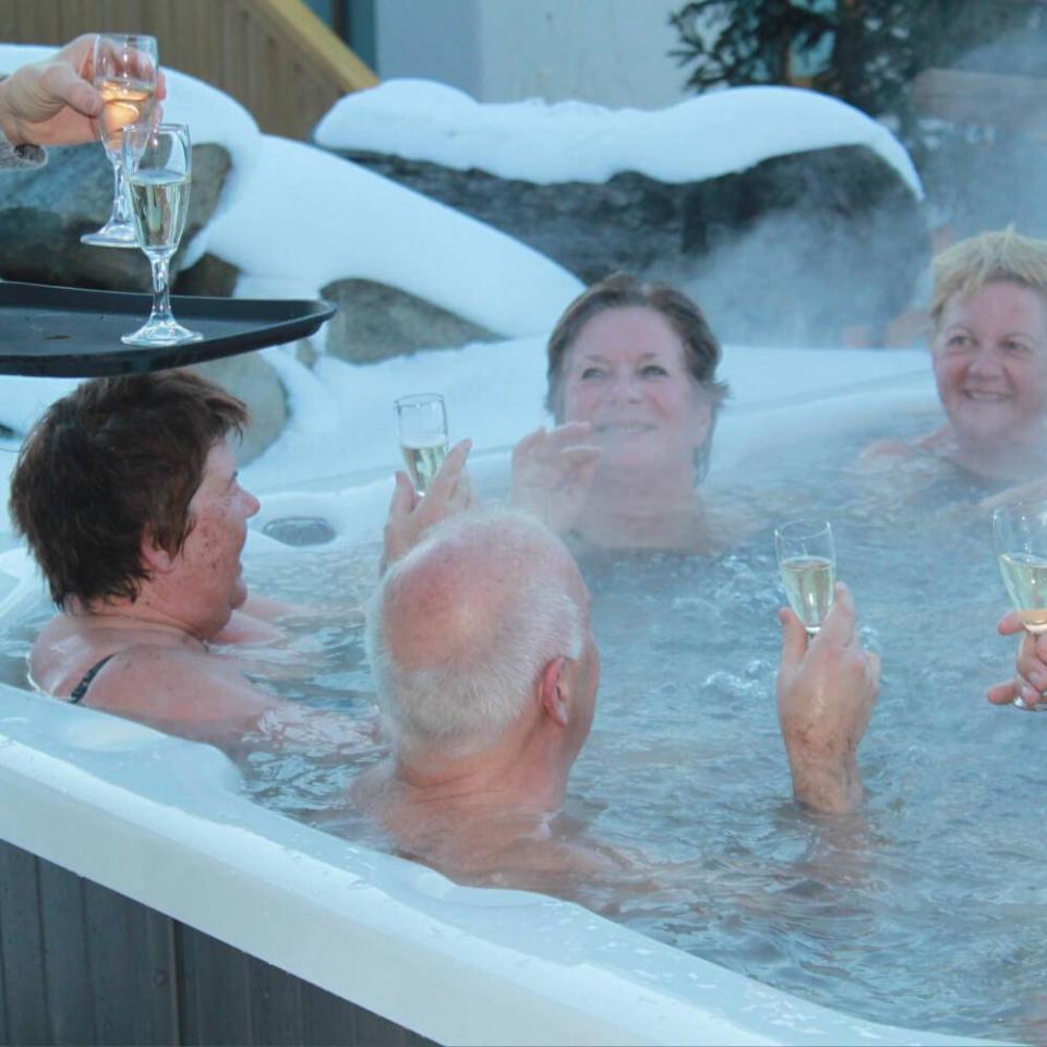 Jacuzzi outdoor in Livigno
